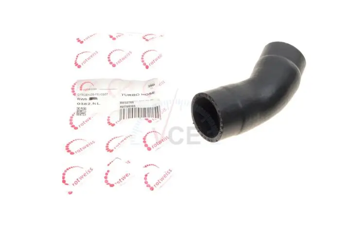 Патрубок интеркулера (r) citroen berlingo 1.6 hdi 08- ROTWEISS RWS2769 (фото 1)