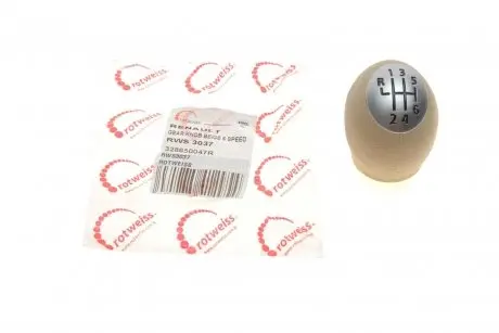 Ручка кпп renault megane/scenic 09- (6-ступінчаста) ROTWEISS RWS3037