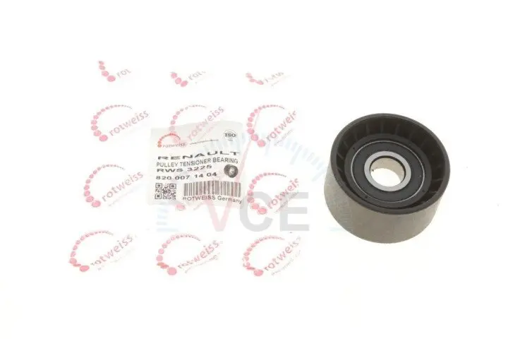 Фото 1 - Ролик генератора renault trafic/master 1.9-2.5di/dti (паразитный) (60х31) ROTWEISS RWS3225 Ролик генератора renault trafic/master 1.9-2.5di/dti (паразитный) (60х31) ROTWEISS RWS3225 (фото 1)