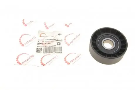 Ролик генератора vw caddy 1.2tsi/skoda roomster 1.2tsi (натяжной) (65x24) ROTWEISS RWS3240