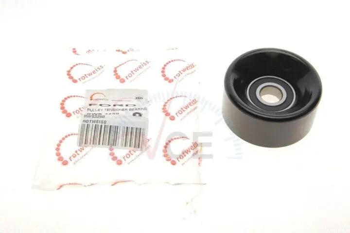 Ролик генератора ford transit 2.4 di/tdci 00- (паразитный) (76х37) ROTWEISS RWS3250 (фото 1)