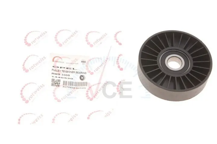 Фото 1 - Ролик генератора opel omega/vectra 2.0-2.2dti/di 96- (натяжной) ROTWEISS RWS3305 Ролик генератора opel omega/vectra 2.0-2.2dti/di 96- (натяжной) ROTWEISS RWS3305 (фото 1)