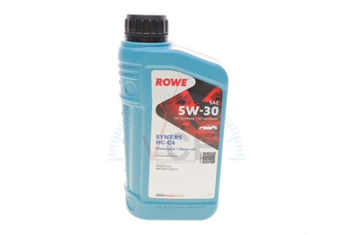 Масло 5w30 hightec synt rs hc-c4 (1l) (rn 0720/mb 229.51/mb 226.51) (acea c3,c4) ROWE 20121-0010-99 (фото 1)