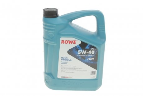 Олива 5w40 hightec multi formula (5l) (mb 229.31/229.51/226.5/vw 505 00/505 01/502 00/bmw ll-04) ROWE 20138-0050-99