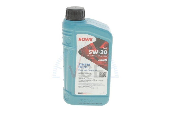 Олива 5w30 hightec synt rs hc-fo (1l) (wss-m2c913-d/ilsac gf-3/-4/rn 0700/18-1811 s1/stjlr.03.5003) ROWE 20146-0010-99 (фото 1)