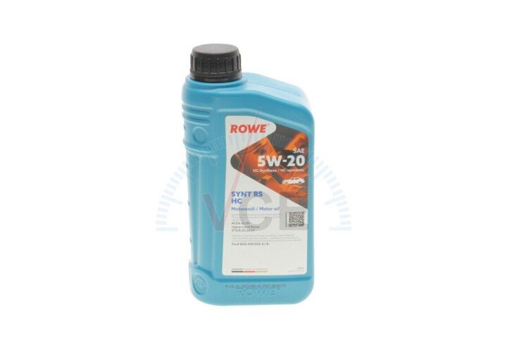 Масло 5w20 hightec synt rs hc (1l) (wss-m2c925-a/-b/stjlr.03.5004) (acea a1/b1) ROWE 20186-0010-99 (фото 1)