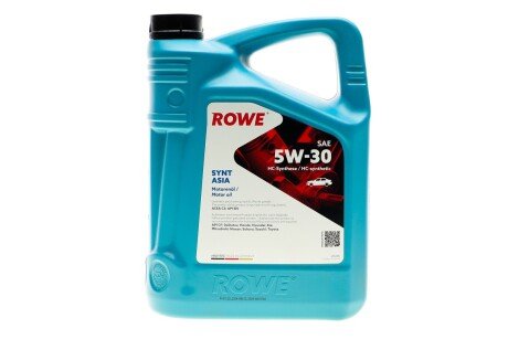 Масло 5W30 HIGHTEC SYNT RS ASIA (5L) (ACEA C3/API SN) ROWE 20245-0050-99