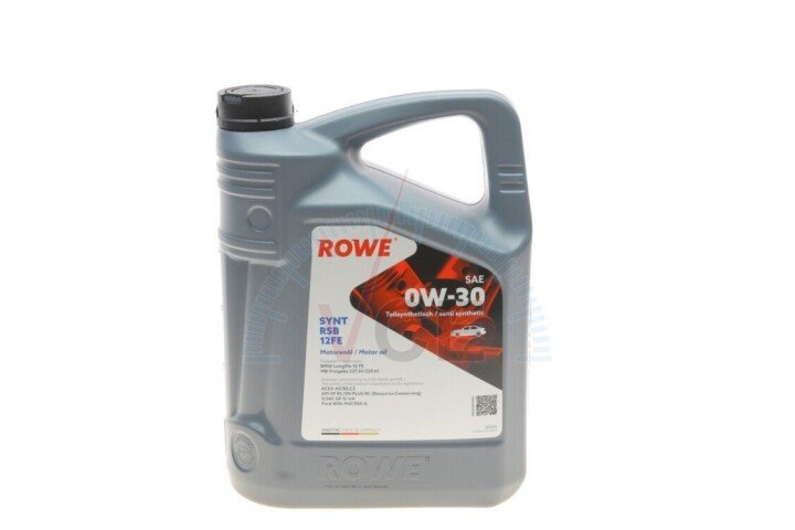 Масло 0w30 hightec synt rsb 12fe (5l) (bmw ll-12 fe/mb 227.61/229.61) ROWE 20305-0050-99 (фото 1)