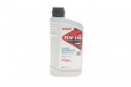 Масло 75w140 hightec racing differential gear oil ls (1l) (коричневый) ROWE 25040-0010-99 (фото 1)