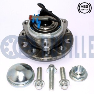 Opel подшипник передней ступицы (5отв.) с датчиком abs astra h 04-. RUVILLE 221148