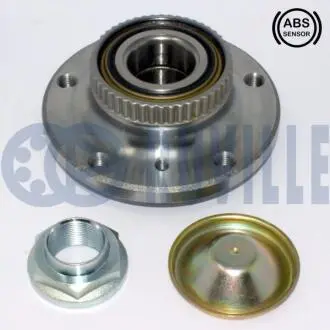 Bmw комплект ступицы колеса передн. (с подшипником+датчик abs) e36,e34,e32 RUVILLE 221191