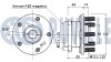 Subaru подшипник передней ступицы legasy 03-, outback 03-, forester, impreza RUVILLE 221354 (фото 2)