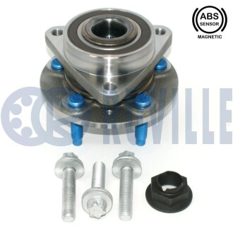 Opel підшипник передн. маточини з abs astra j, chevrolet cruze RUVILLE 221597