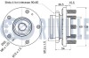 Hyundai у підшипника маточини перед. i30 (fd) 1.6 07-16, i30 (gd) 1.4 11-16, kia ceed 1.0 t-gdi 15 RUVILLE 221879 (фото 2)