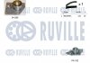 Opel кол-т грм (ремень+ролик+насос) vivaro 1.9dci 01-, renault trafic RUVILLE 5501131 (фото 1)