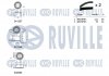 Кол-т грм (2 ремня+3 ролика+крепеж) landrover freelander 2,0di -06 RUVILLE 550151 (фото 2)