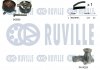 Ford ремень грм + ролик натяжителя + насос fiesta, focus 02- RUVILLE 5503041 (фото 1)