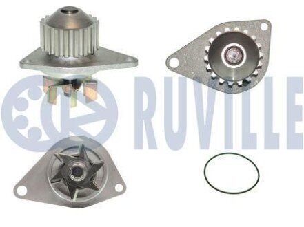 Водяний насос PSA Citroen C2/C3/Berlingo 1,1-1,4 07.96- Peugeot 106/206/1007/Partner RUVILLE 561234