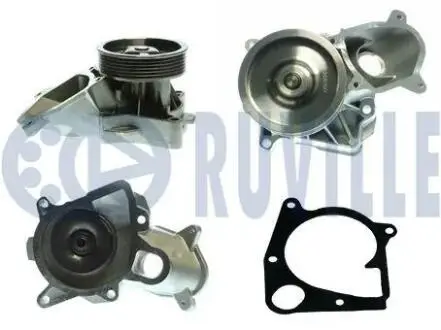 Водяной насос BMW 3 E90, 5 E60, X5 E70, X6 E71 2.0d/2.5d/3.0d 01.04- 6PK RUVILLE 561248S