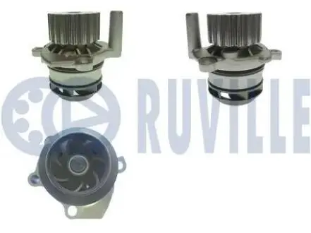 Водяной насос (7 лопастей) VAG A1/A3/Altea/Fabia/Octavia/Polo/Golf VI/Caddy III 1.2Tdi/1.4Tfsi/1.6Tdi/2.0Tdi 05.09- RUVILLE 561455A