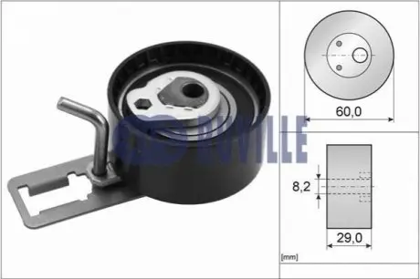 Натяжний ролик, ремінь грм RUVILLE 56664