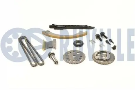 Комплект цепи грм opel vectra c 2.2 03- (ролик + цепь) RUVILLE 580102