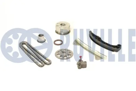 Комплект цепи грм citroen c1 1.0 05-/peugeot 107 05-/toyota yaris 1.0 05- RUVILLE 580146