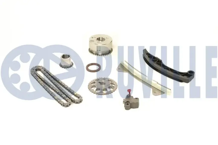 Комплект ланцюга грм citroen c1 1.0 05-/peugeot 107 05-/toyota yaris 1.0 05- RUVILLE 580146 (фото 1)