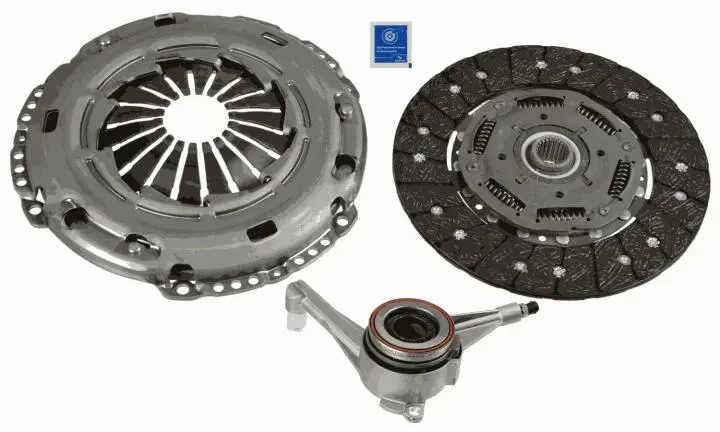Комплект сцепления vw t4&quot;2,5tdi&quot;00-&quot;03 SACHS 3000990020 (фото 1)
