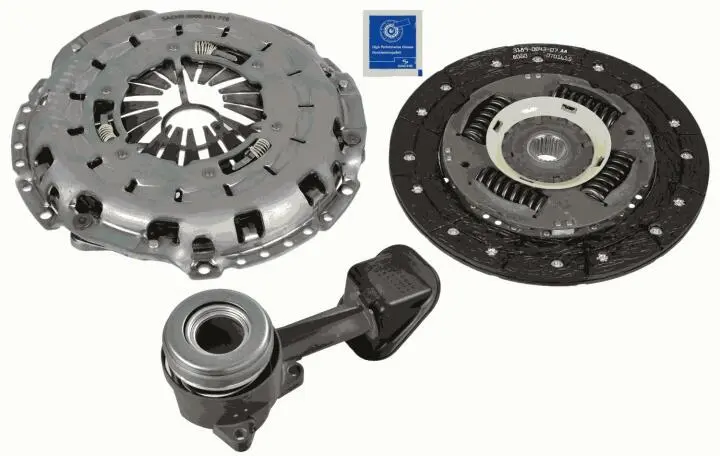 Фото 1 - Комплект сцепления ford transit 2,0 di 00-06 SACHS 3000990395 Комплект сцепления ford transit 2,0 di 00-06 SACHS 3000990395 (фото 1)