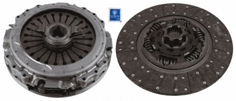 Комплект зчеплення (2-х дискове) volvo, d=400 mm SACHS 3400 700 704