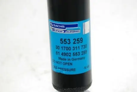 Амортизатор задній A(F), K(E), V(A) Універсал газонаповнений SACHS 553 259