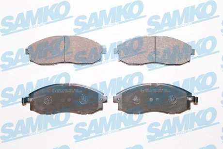 Колодки тормозные передние Hyundai H1 97-> (LPR-) SAMKO 5SP1015 (фото 1)