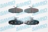 Гальмівні колодки, дискове гальмо (набір) SAMKO 5SP1018 (фото 1)
