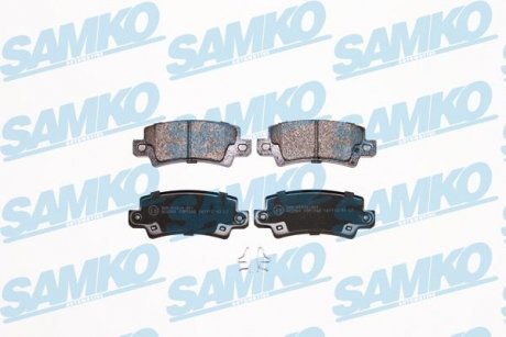 Колодки тормозные задние Toyota Corolla E12 01-> (LPR-) SAMKO 5SP1068 (фото 1)