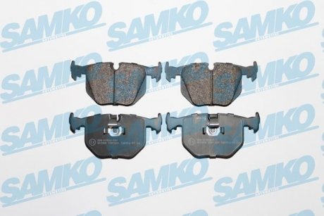 Тормозные колодки задние (17.3mm) bmw e38 94-, x5 00- SAMKO 5SP1231