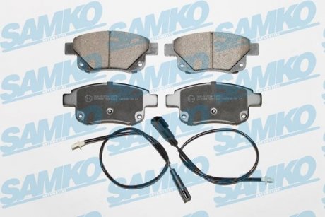 Колодки задні гальмові Ford Transit 06-> (LPR-) SAMKO 5SP1261 (фото 1)