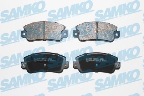 Колодки тормозные задние Renault 21, 25, Espace и 84-> (LPR-) SAMKO 5SP128 (фото 1)