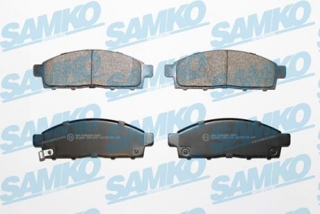 Колодки гальмівні передні Mitsubishi L200, Nissan NV200 04-> (LPR-) SAMKO 5SP1319 (фото 1)