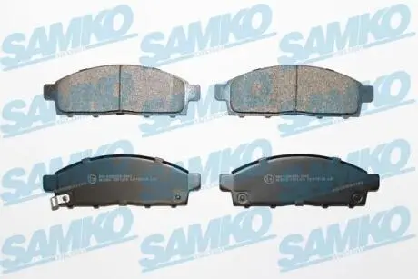 Колодки тормозные передние Mitsubishi L200, Nissan NV200 04-> (LPR-) SAMKO 5SP1319