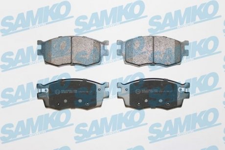 Колодки гальмівні передні Hyundai Accent 06->, Kia Rio 05-> (LPR-) SAMKO 5SP1345 (фото 1)