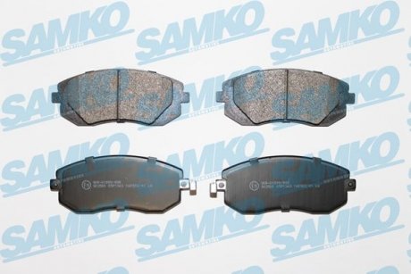 Колодки передні гальмівні Subaru Legacy, Outback BL/BR/BP 09-> (LPR-) SAMKO 5SP1363