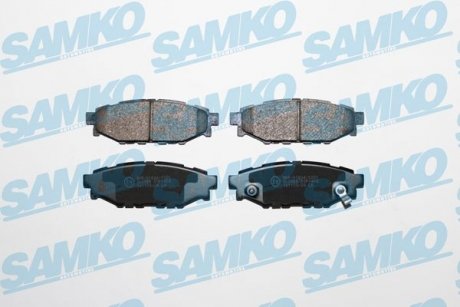 Колодки задні гальмові Subaru Legacy, Outback, XV 1.5-3.6 77-> (LPR-) SAMKO 5SP1408 (фото 1)