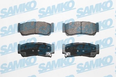 Колодки задні гальмівні Hyundai Santa Fe 06->, H-1 (LPR-) SAMKO 5SP1417 (фото 1)