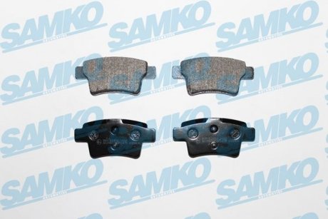 Колодки тормозные задние Citroen C4 Picasso/Grand Picasso (06-13), Peugeot 408 10-> (LPR-) SAMKO 5SP1475 (фото 1)