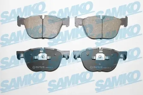 Тормозные колодки, дисковый тормоз SAMKO 5SP1496