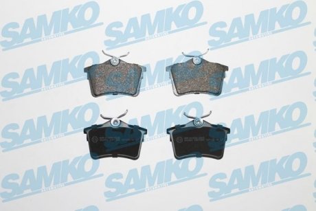 Тормозные колодки задние Peugeot Partner 07-> (LPR-) SAMKO 5SP1500 (фото 1)