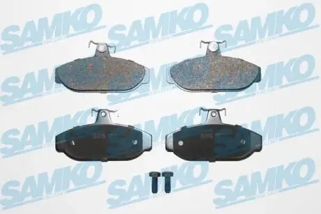 Тормозные колодки, дисковый тормоз (набор) SAMKO 5SP157