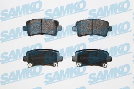 Колодки тормозные задние Opel insignia A (LPR-) SAMKO 5SP1584 (фото 1)