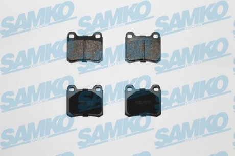 Тормозные колодки задние MB E-Class (W124), 190 (W201) (толщ. 13,5мм) (LPR-) SAMKO 5SP158 (фото 1)